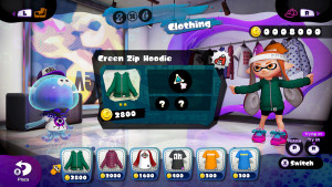 Colourful characters sell you stylish digs from the Inkopolis hub shops, and add to Splatoon's charm